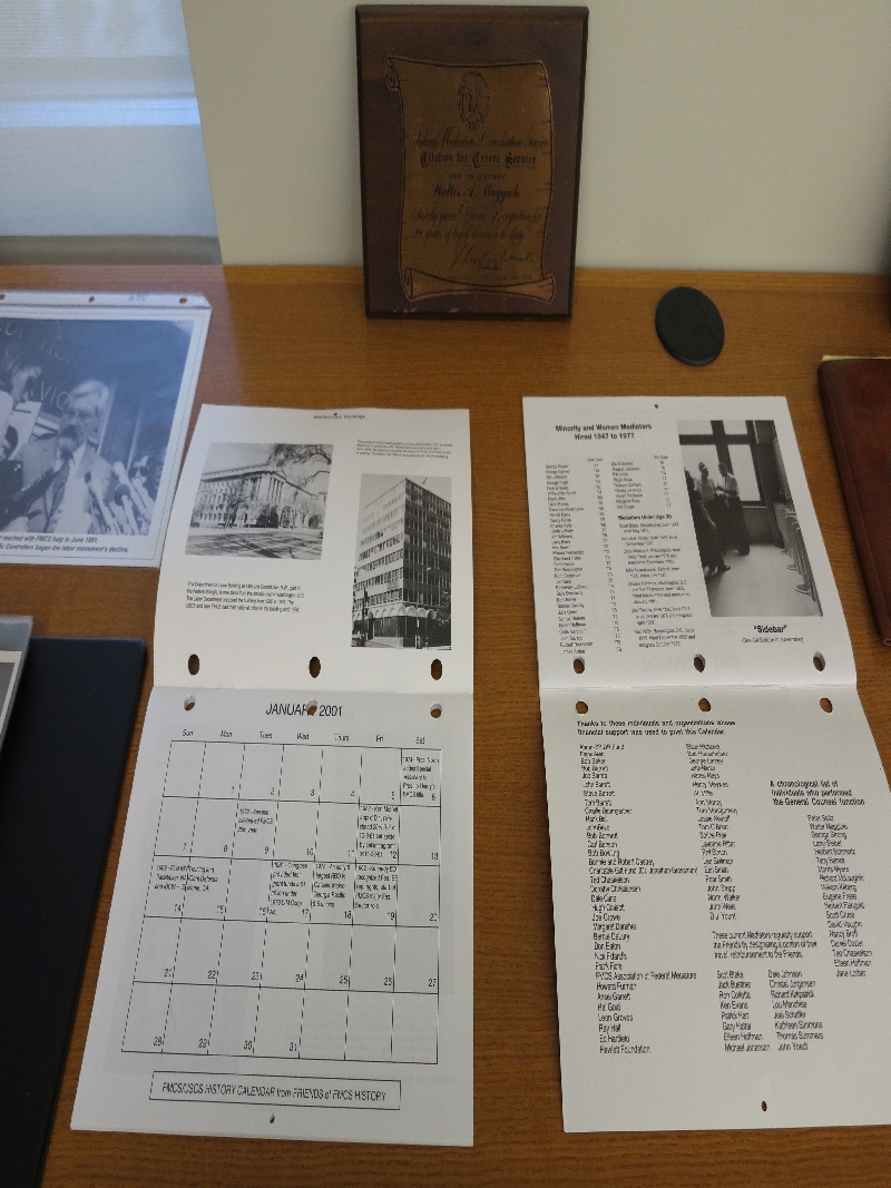 Jerome T. Barrett Plaque History Calendar Friends Collection