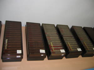 Audio cassettes of oral history interviews